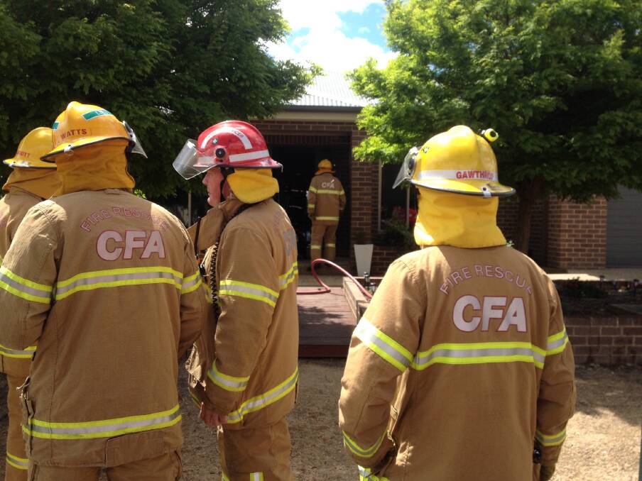 DRYER FIRE: Five fire crews responded to the Epsom house fire. Picture: GLENN DANIELS