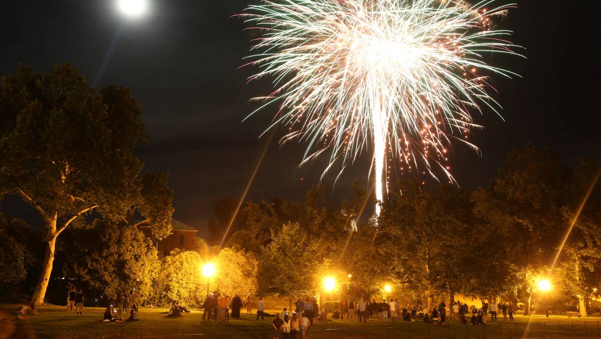 WITH A BANG: The year will end with a bang with fireworks display in Rosalind Park on New Year's Eve. Picture: GLENN DANIELS