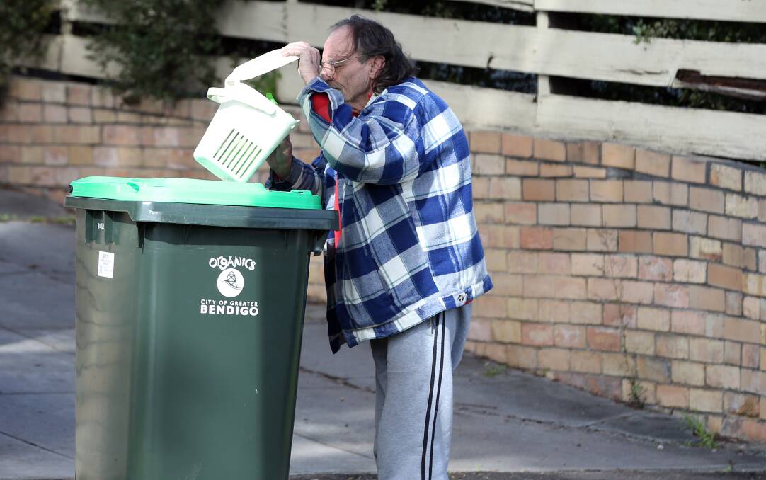 NEW ARRIVAL: Bendigo council rolled out its new organic waste bins in July and stated the service in September. Picture: GLENN DANIELS