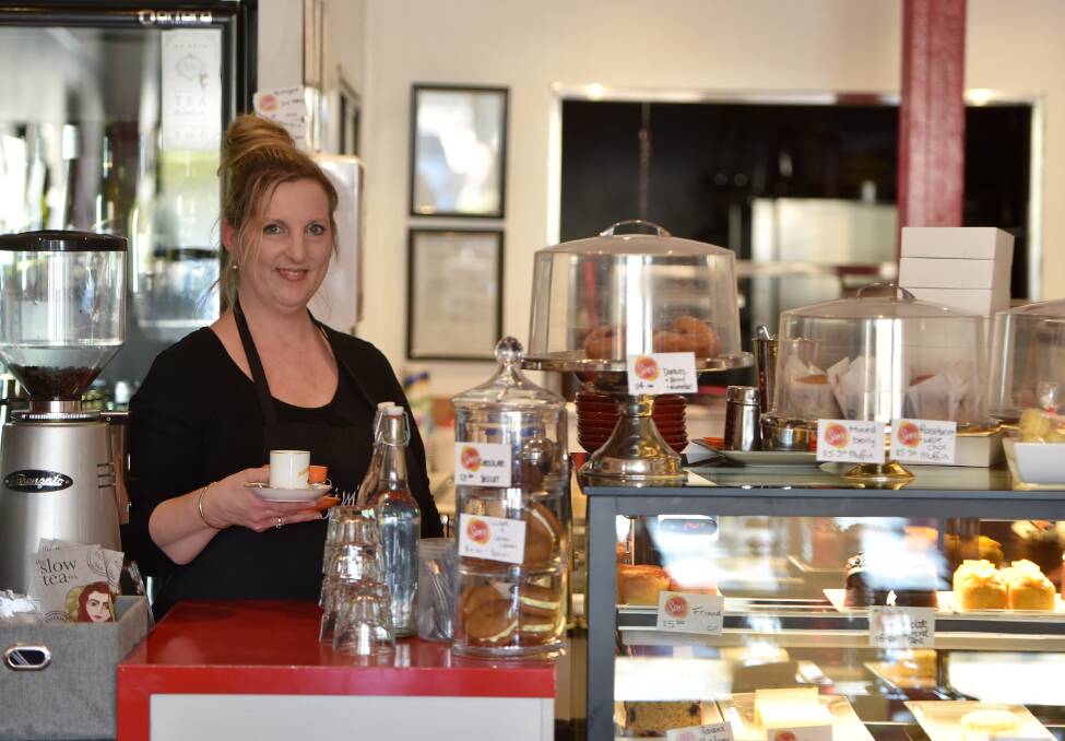 Sim'R owner Simone Blakemore is hoping spring sunshine will  help draw customers back into the CBD after business took a hit last weekend. Picutre: JODIE WIEGARD