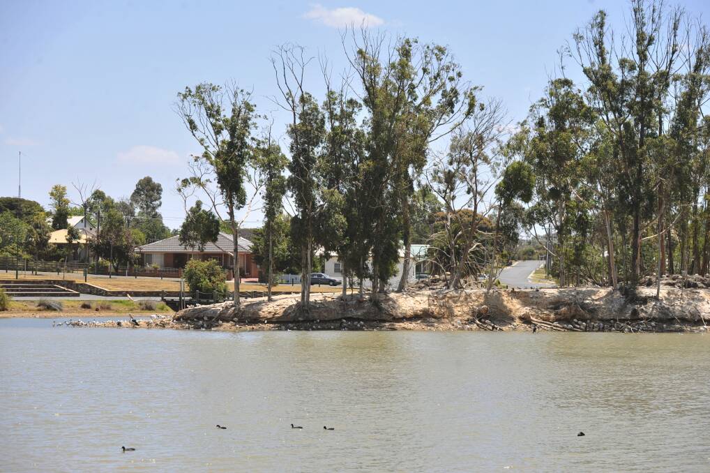 LAKE NEANGAR: The 'Coliban Option' would see groundwater pumped from the New Moon Mine in Eaglehawk to a treatment facility in Epsom using existing pumps and a new pipeline from Lake Neangar [pictured] to the Epsom Water Reclamation Plant. 
