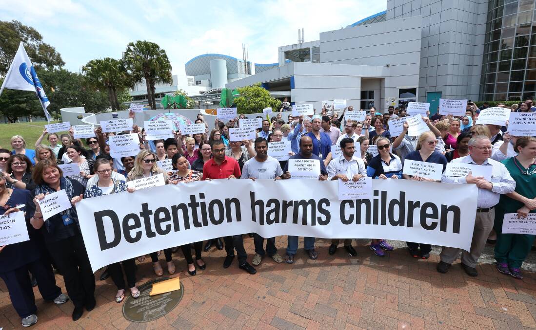 DISGRACEFUL POLICY: Letter-writers have criticised Australia's policy of detaining children, which has recently sparked protests in Bendigo and across the country.