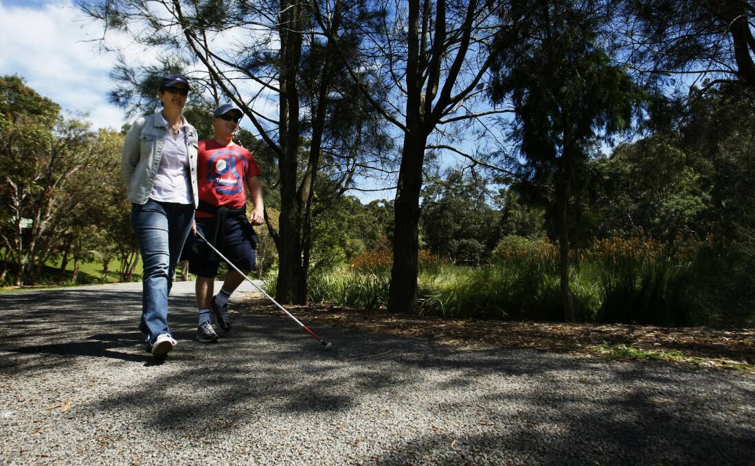 HELP: The white cane has given mobility and independence to thousands of Australians with impaired vision, according to Vision Australia's Maryanne Diamond.