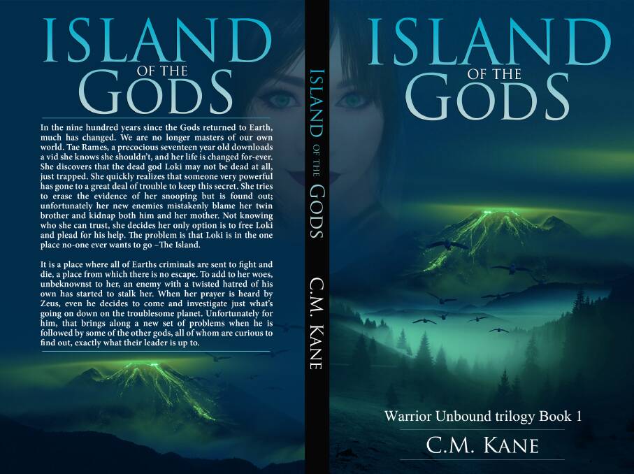 THRILLER: Carol Kane's book, Island of the Gods, is the first in her Warrior Unbound trilogy. The series is getting excellent reviews on Amazon.