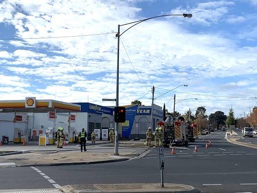 Fire services were at the scene of Wednesday morning's gas leak. Picture: ALLANAH SCIBERRAS