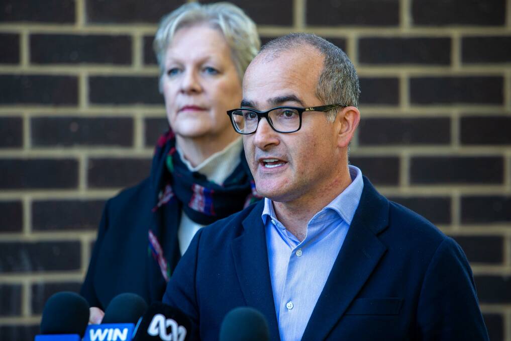 FUNDING BOOST: Acting premier James Merlino made the announcement in Bendigo on Friday morning. Picture: PETER WEAVING