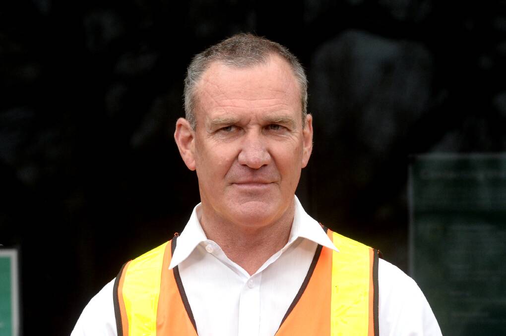 City of Greater Bendigo chief executive Craig Niemann at the GovHub site in 2020. Picture: DARREN HOWE