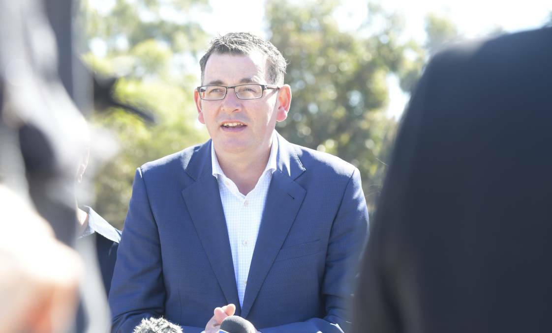Premier Daniel Andrews will undergo X-rays after suffering a 