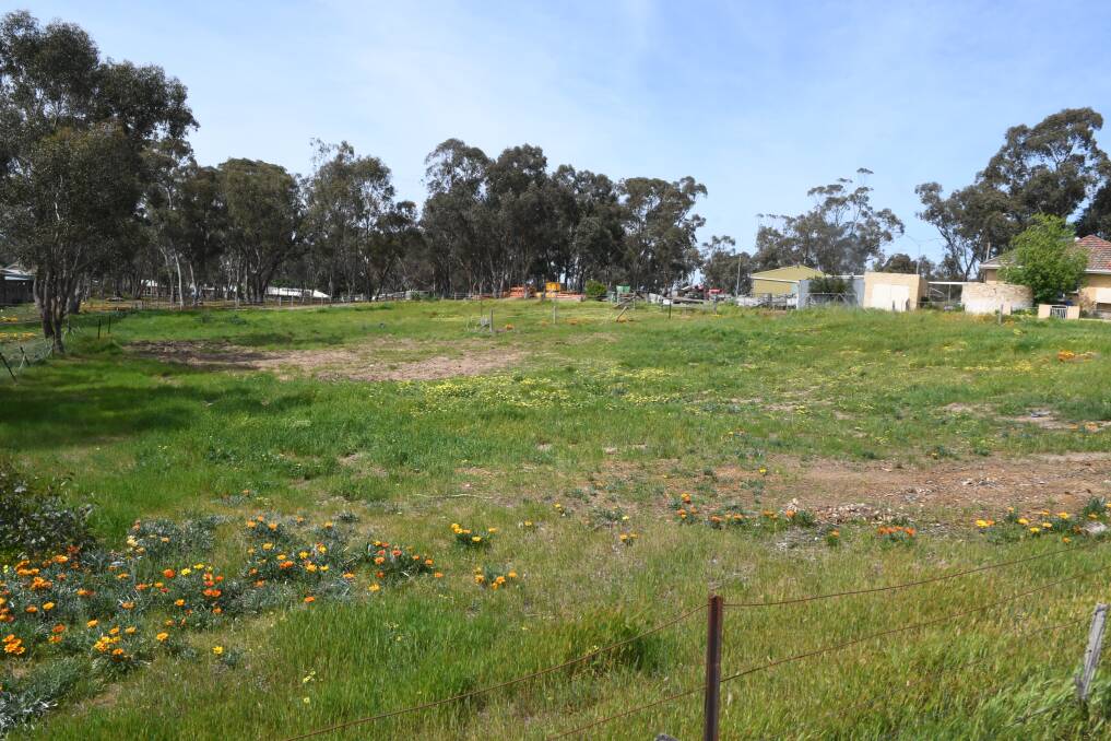 The proposed site at the corner of Club Court in Strathfieldsaye. Picture: NONI HYETT