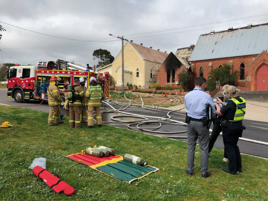 Bendigo church 'substantially' damaged by fire