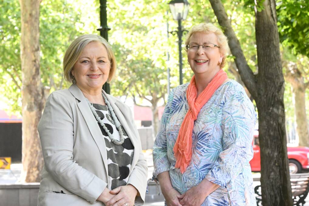 NEW LOOK: Bendigo council's newly-elected leadership team, mayor-elect Jennifer Alden and her deputy Andrea Metcalf. Picture: NONI HYETT