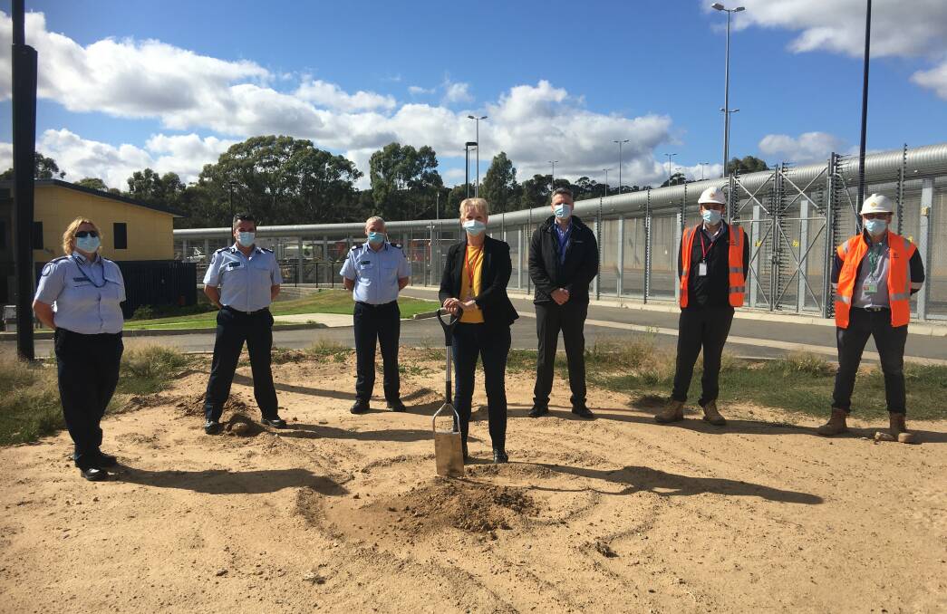 WORK STARTS: Labor MP Maree Edwards (centre) visited Middleton Prison on Tuesday for a ceremony to mark the beginning of the expansion project. Picture: SUPPLIED