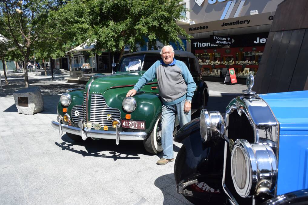 DISPLAY: Rini Zysvelt with his 1940 Buick convertible. Picture: ADAM HOLMES