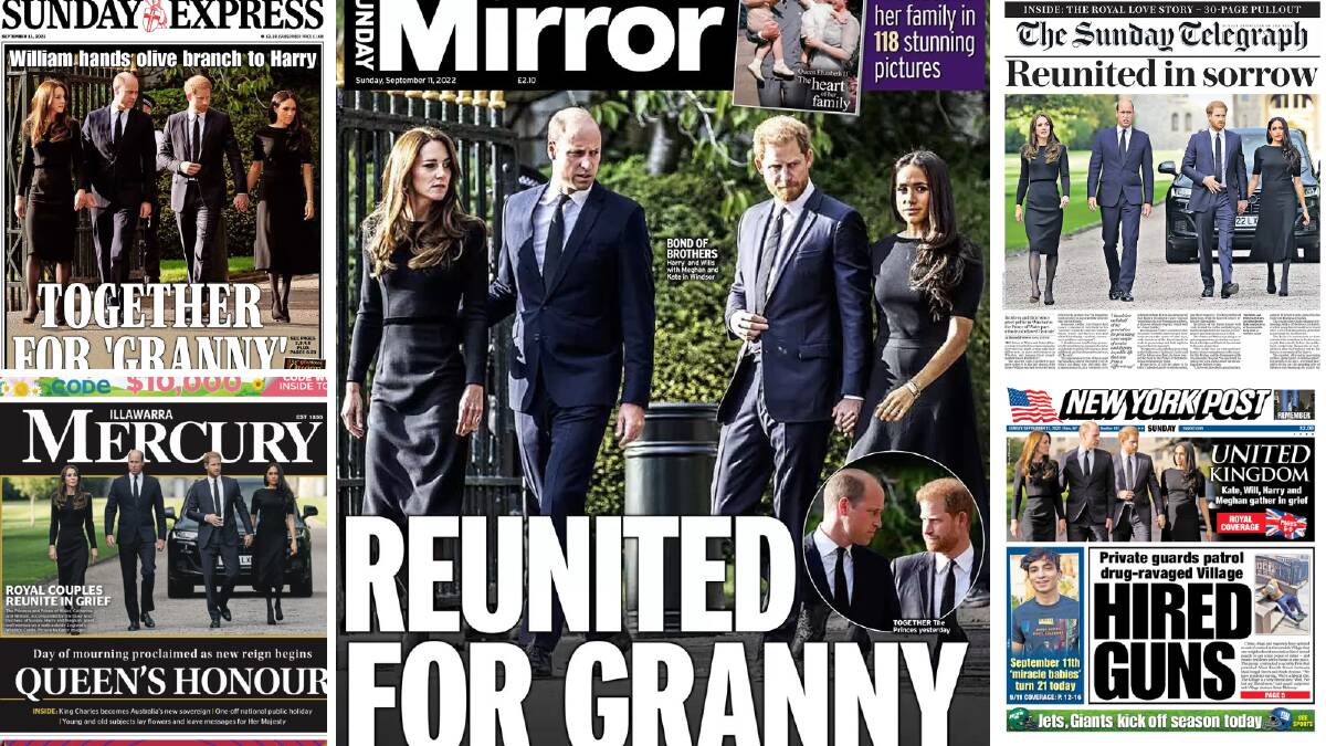 'Peace for Gran': body language expert consulted as UK newspapers react to reunion of feuding royals