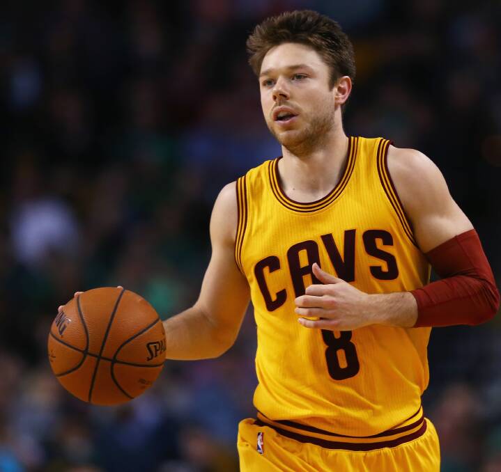 SENSATION: Maryborough's Matthew Dellavedova in action for NBA team the Cleveland Cavaliers. His team is sponsoring a street party in Maryborough on Australia Day.