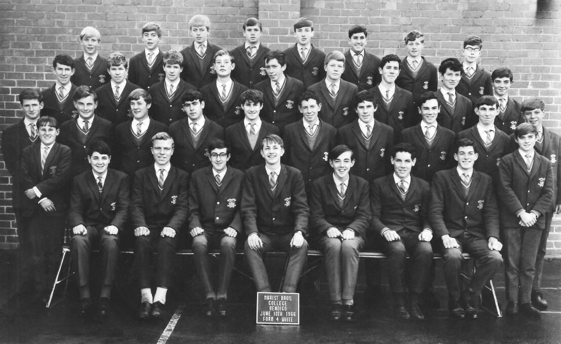 OLD SCHOOL DAYS: One of the two 1966 classes at the MBC that formed the basis of the matriculation group two years later. Picture: SUPPLIED