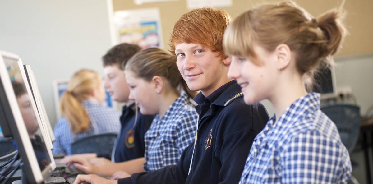WATERWISE: Students from Castlemaine Secondary College are some of the many who helped save 100 million litres of water. Picture: CONTRIBUTED