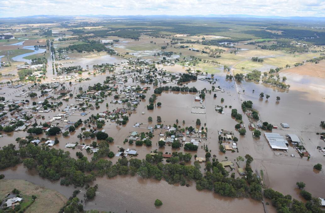 FLOOD'S WAKE: Carisbrook was inundated during flooding in January 2011. Picture: JIM ALDERSEY