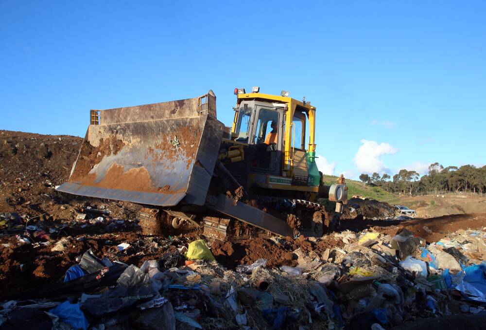 Eaglehawk's landfill is fast running out of space and when it is full the council wants to transform it into a resource recovery hub. Picture: GLENN DANIELS