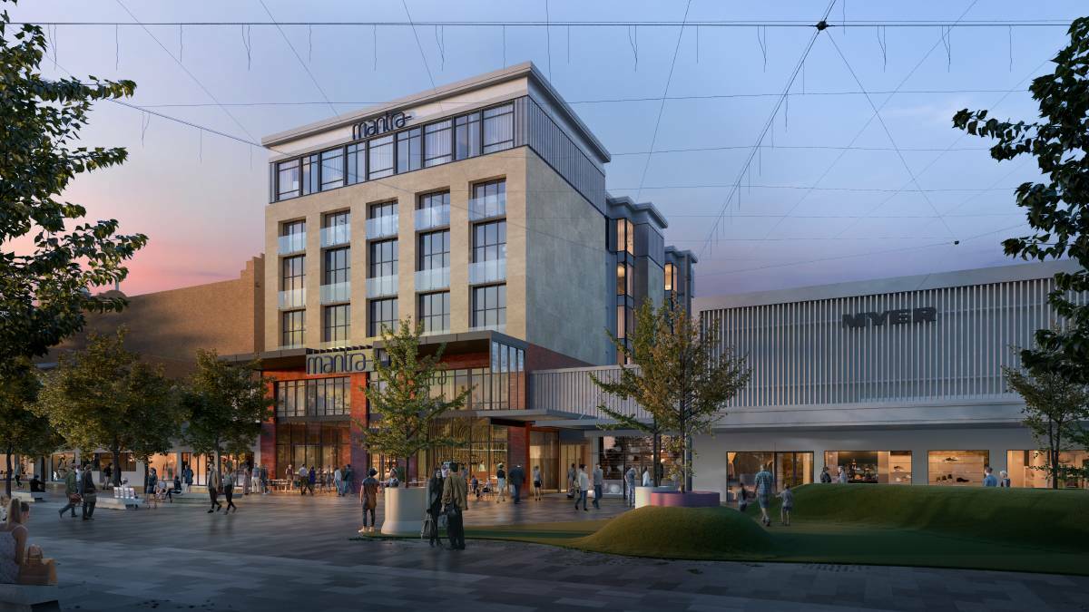 GRAND PLANS: The City of Greater Bendigo is considering a planning permit for a 4.5-star Mantra hotel in the middle of Hargreaves Mall. The plan calls for no new car parks. Picture: SUPPLIED