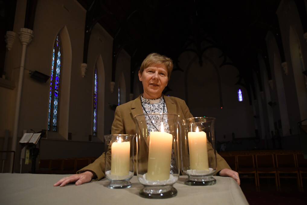 CELEBRATIONS: The Very Reverend Elizabeth Dyke and her congregation will mark St Paul's anniversary with a week's worth of events including reprising a liturgy from 1868. Picture: TOM O'CALLAGHAN