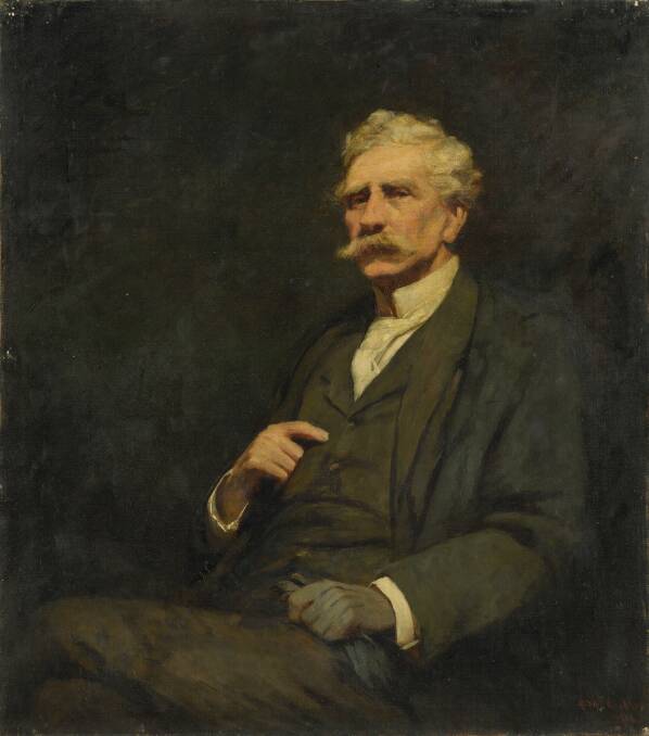 Panton in his later years. This 1904 painting by Frederick McCubbin. Picture: COURTESY OF THE NATIONAL GALLERY OF VICTORIA