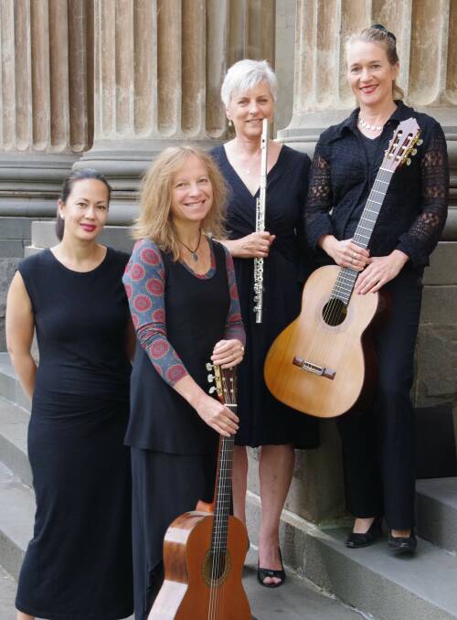 Left to right: Pam Jackson, Jenni Heinrich, Jenny Gogolin and Anne Begg. Picture: SUPPLIED