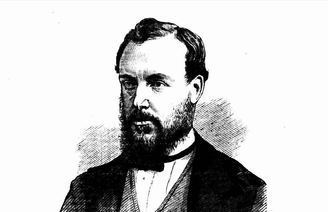 'A young man of neat, rather dandified appearance': An artist's impression of James Patrick Murray in an 1872 edition of the Weekly Times and, below a Bendigo Advertiser editorial from 1872. Image: COURTESY OF TROVE
