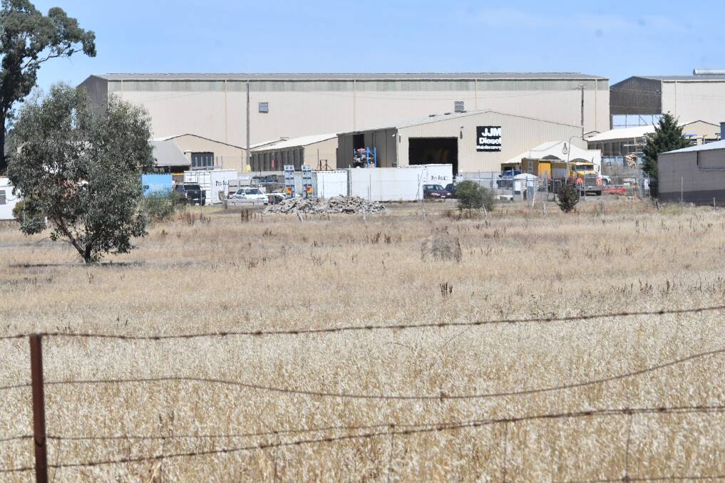 Industrial land in Bendigo. Picture: DARREN HOWE