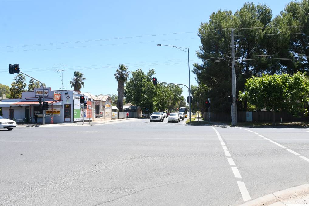 An intersection and road that councillors say is now potentially dangerous. Picture: NONI HYETT