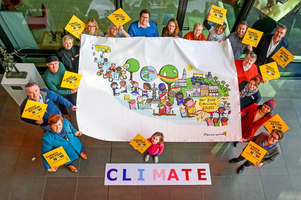 A climate collaboration is preparing to climb a carbon mountain and wants your help. Picture: BRENDAN McCARTHY