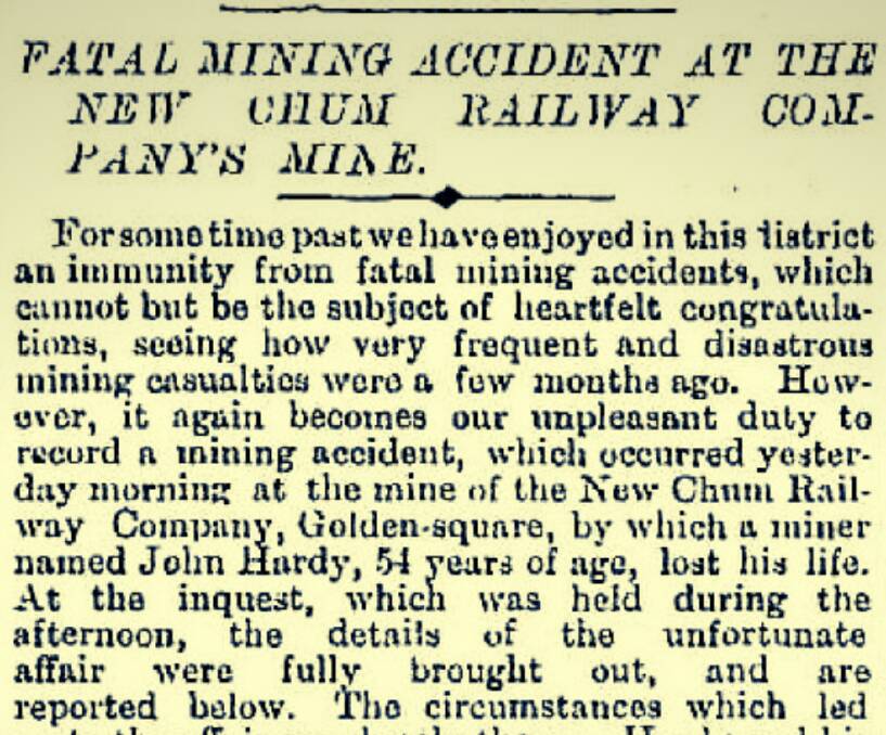 A story appearing in the Bendigo Advertiser in 1884. Picture courtesy of Trove.
