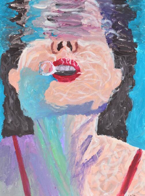 Emilia Belleggia's 'Girl Beneath Water' will be displayed during the CONNECTED Art Exhibition.