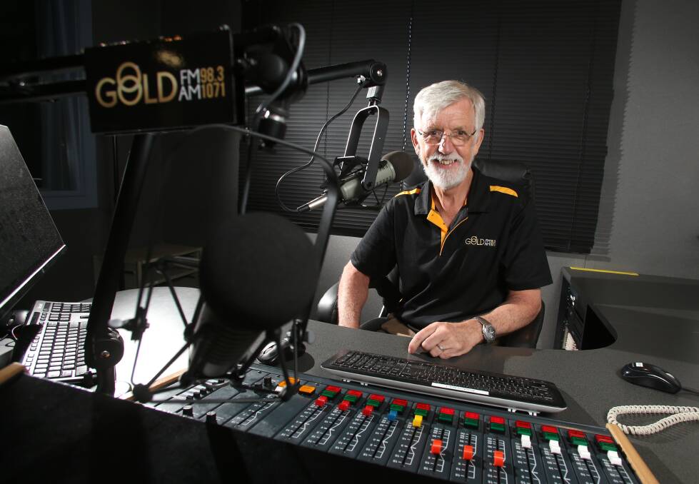 END OF AN ERA: Bruce Lees is retiring from Gold Central Victoria after 30 years behind Bendigo microphones. Picture: GLENN DANIELS