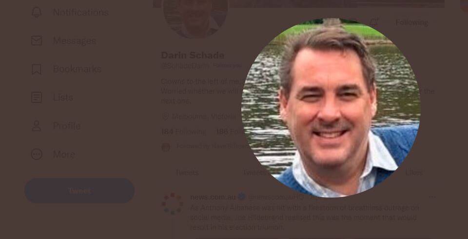 Darin Schade's Twitter profile picture. 