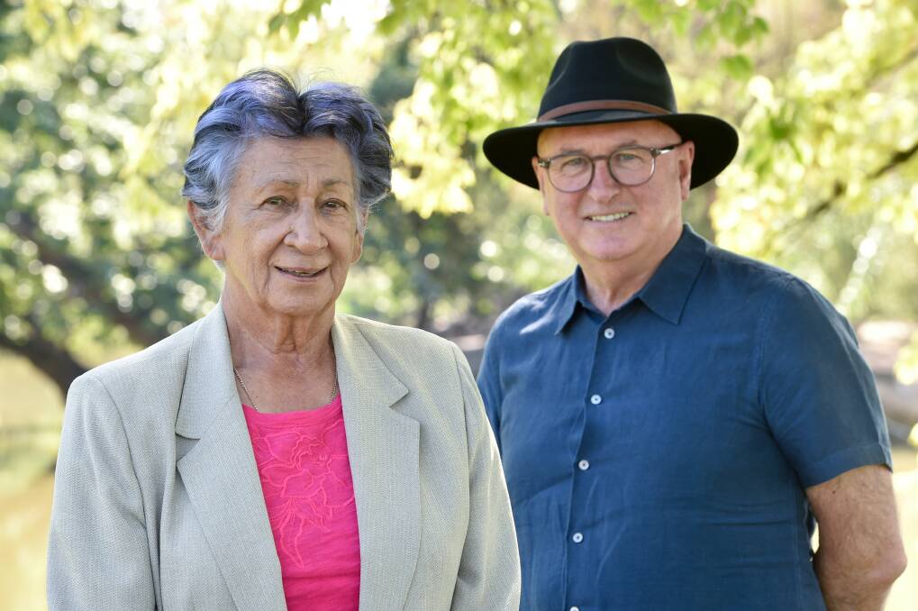 TRUTH HEARERS: Yoorrook Justice Commission chair Eleanor Bourke and commissioner Kevin Bell AM visited Bendigo on Tuesday. Picture: NONI HYETT