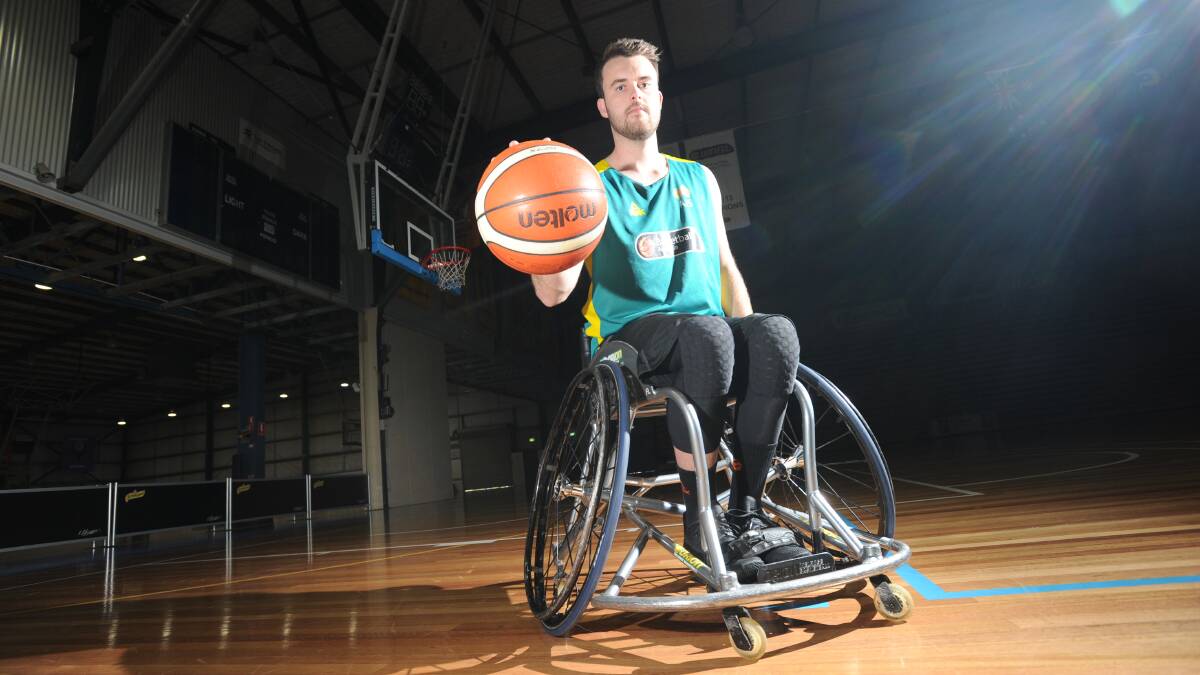 GREEN AND GOLD: Jontee Brown represented the Australian Under-23 Spinners at the 2017 IWBF World Championships in Toronto, Canada. Picture: NONI HYETT