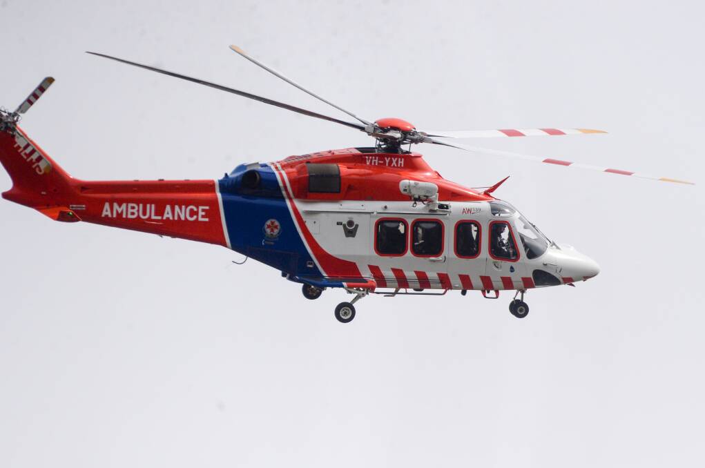 A child is expected to be among two people airlifted to Melbourne hospitals shorty. Picture: FILE PHOTO