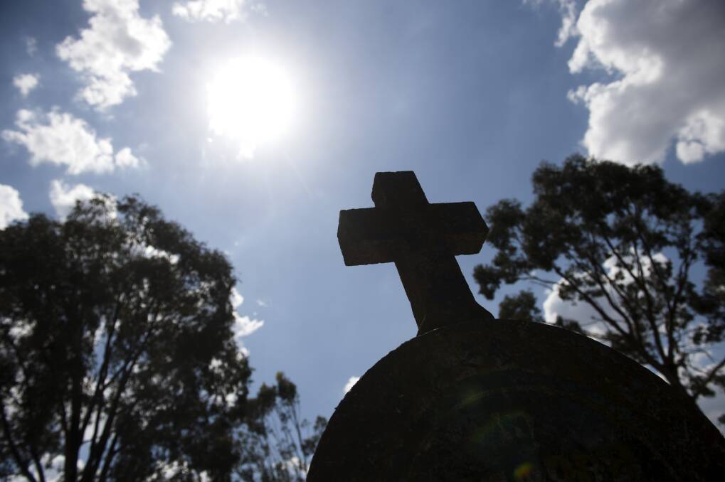 A push to raise cemetery fees by up to 300 per cent has been shelved. Picture: DARREN HOWE