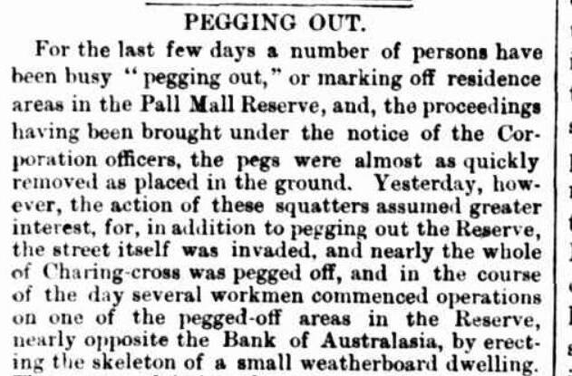 A story in the Bendigo Advertiser on Saturday, 23 September, 1871. Source: TROVE