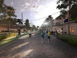 An artist's impression of what a 2026 Commonwealth Games athletes' village might look like. Image is supplied.