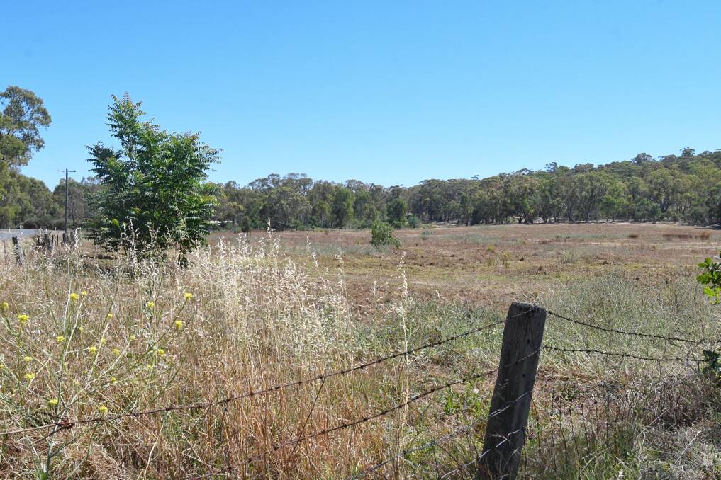 SUBDIVISION HOPES: This land in Heathcote could one day become housing under plans the council is currently considering. Picture: NONI HYETT