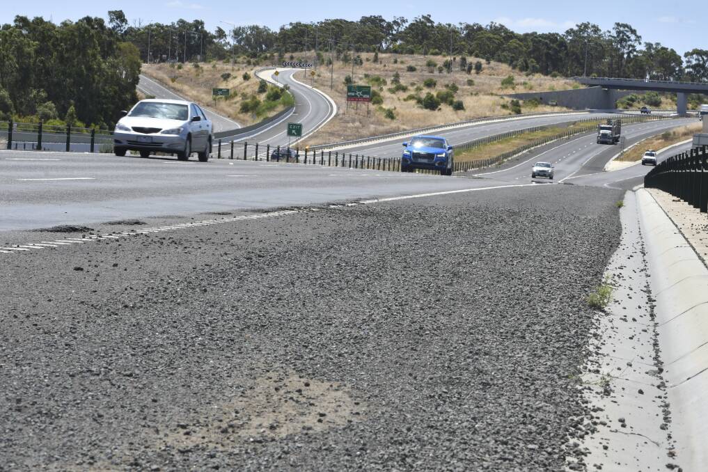 CLEAN UP: Road crews are preparing to fix road at the Ravenswood Interchange that were damaged by recent storms. That will include detours on Thursday that could delay journeys. Picture: NONI HYETT