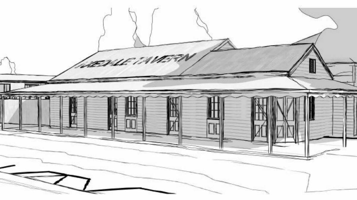 An artist's impression of the restored verandah. Picture: SUPPLIED