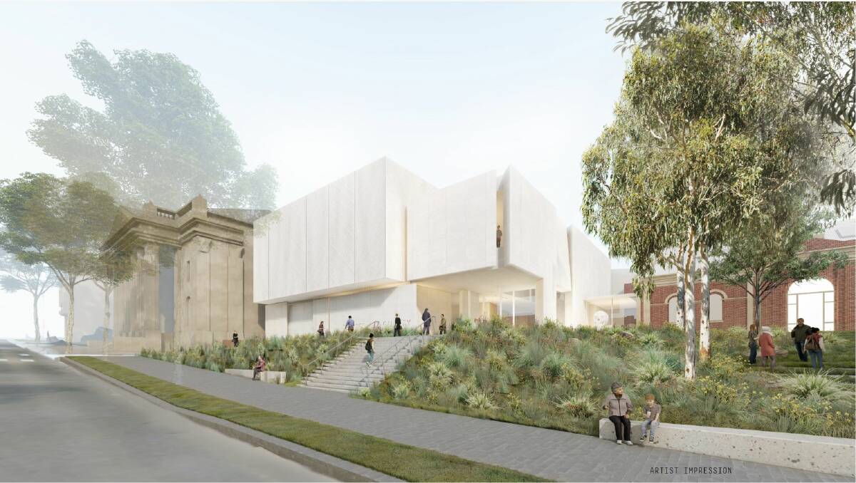 A new, uncropped version of a picture first released on Tuesday by the council, which reveals how the renovation could sit next to the Capital Theatre and Bolton Court buildings. Picture is supplied.