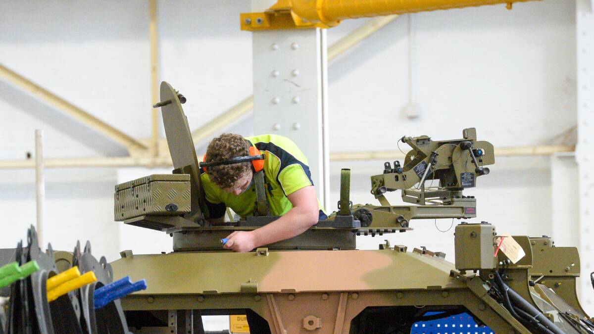 Highly technical work is involved in putting together the military machinery. Picture sbu Darren Howe