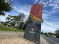 A road sign near a Kangaroo Flat shopping strip. Picture by Tom O'Callaghan
