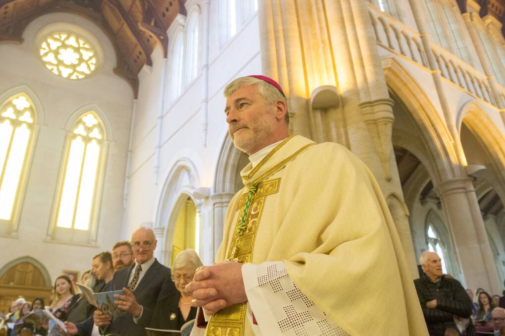 Bishop of Sandhurst Shane Mackinley. Picture: DARREN HOWE