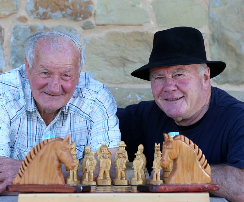 Tom Taft and Kevin Brown ahead of this week's competition. Picture: GLENN DANIELS