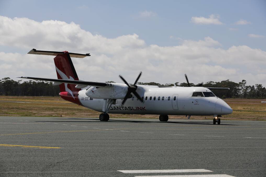 The success of Qantas flights from Bendigo to Sydney has given the council confidence it can attract more passengers in nine years time. Picture: FILE PHOTO